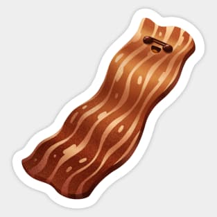 Bacon with Sunglasses Sticker